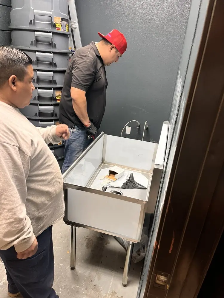 Commercial plumbing and sink installation in St. Pete Beach